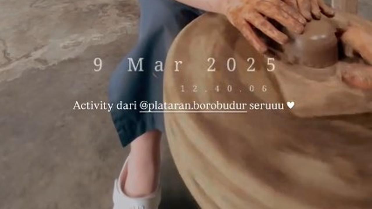 Gemasnya Athar Anak Citra Kirana Bikin Kerajinan Tanah Liat, Niatnya Mangkok Malah Jadi Kura-Kura