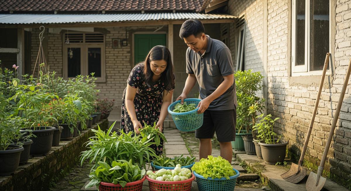 Tips Memanfaatkan Teras Rumah untuk Berkebun dengan Menyisihkan Area untuk Memanen Sayuran