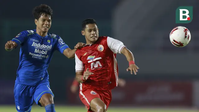 FOTO: Laga Kedua Persib Bandung Melawan Persija Jakarta Masih Nirgol di Babak Pertama