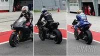 Honda dan Yamaha jajal fairing baru. (Crash)