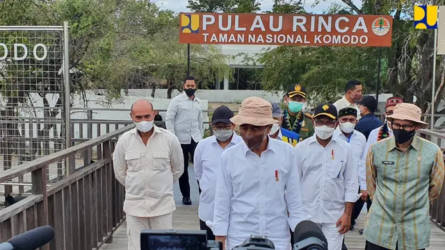 Presiden Joko Widodo (Jokowi) meresmikan penataan kawasan Pulau Rinca yang merupakan bagian Destinasi Pariwisata Super Prioritas (DPSP) Labuan Bajo, Nusa Tenggara Timur (NTT). Dok Kementerian PUPR)