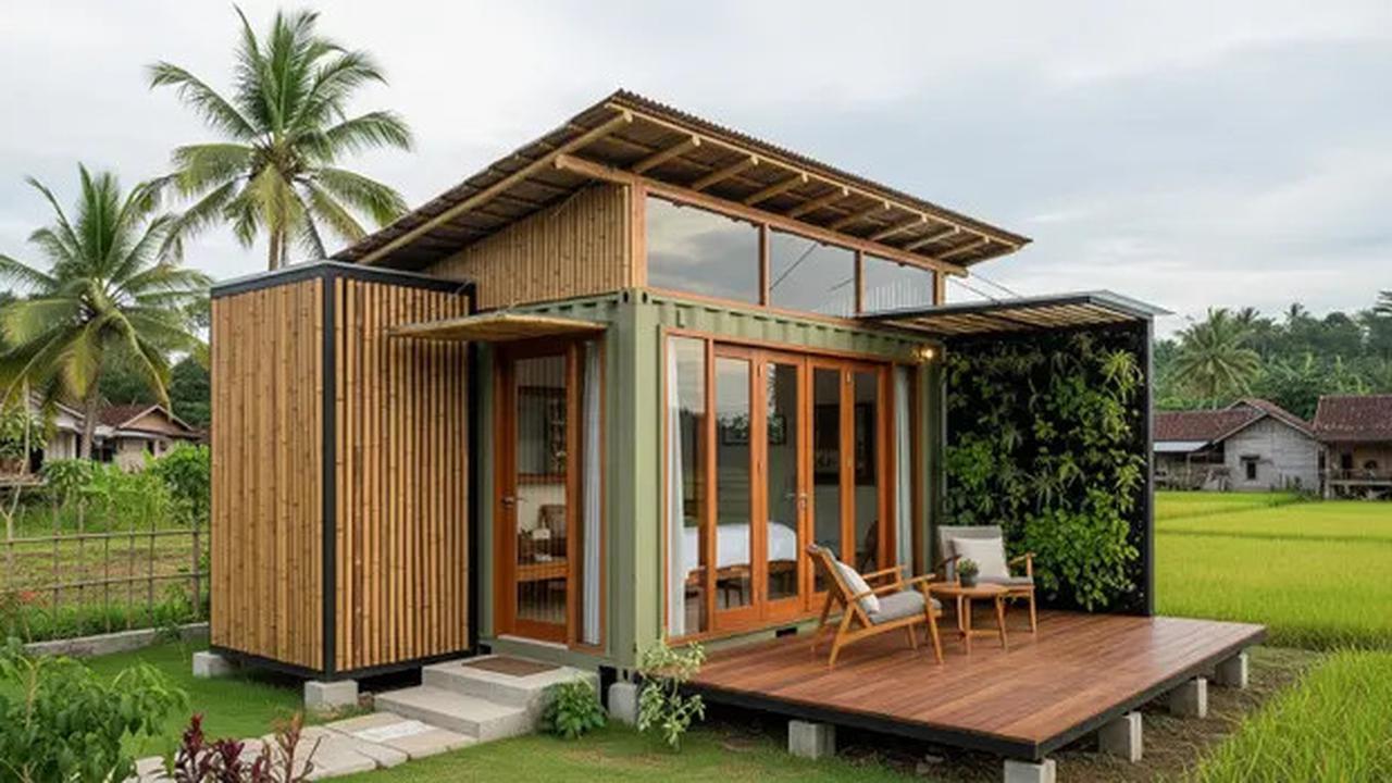 8 Inspirasi Rumah Kecil Bergaya Modern yang Tetap Asri dan Hemat Biaya di Kampung