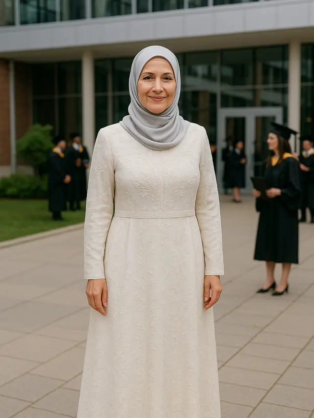 Model Gamis yang Cocok untuk Ibu yang Menghadiri Wisuda Anaknya