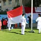 WNI merayakan HUT RI ke-74 dengan upacara bendera di KBRI Slowakia (