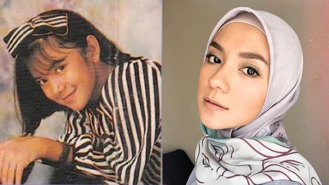6 Transformasi Enno Lerian Dari Penyanyi Cilik Sampai Cantik Berhijab Hot Liputan6 Com