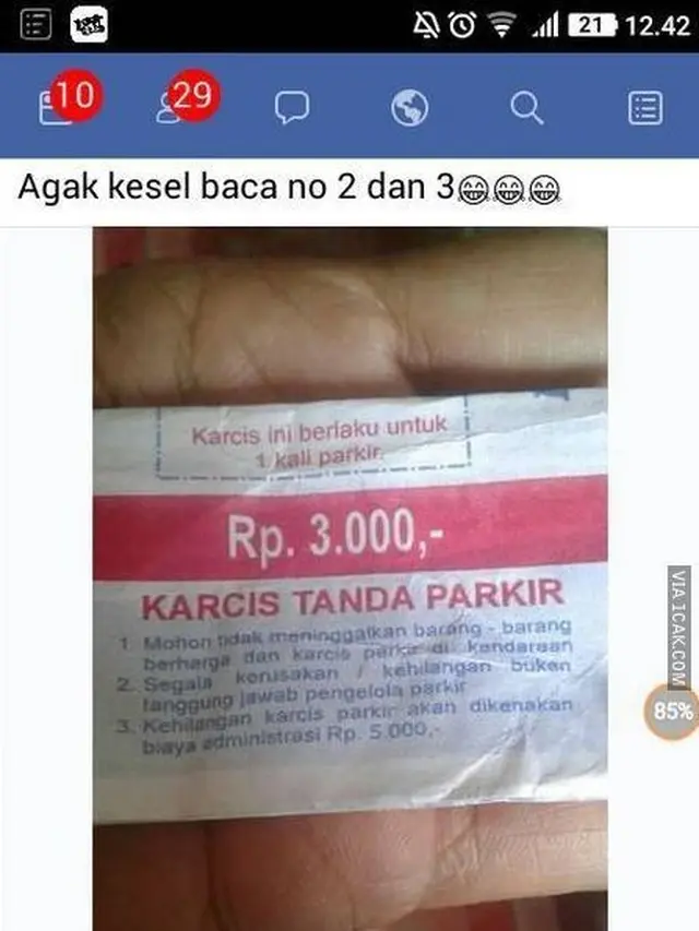 6 Tarif Denda Jika Karcis Parkir Hilang Ini Bikin Elus Dada