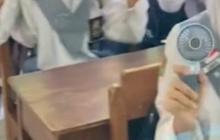 Cuaca Panas Menyengat, Aksi Bendahara Kelas Borong Kipas Angin Portabel untuk Murid Sekelas Ini Viral