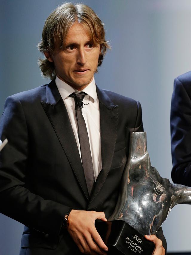 Luka Modric Raih Pemain Terbaik UEFA