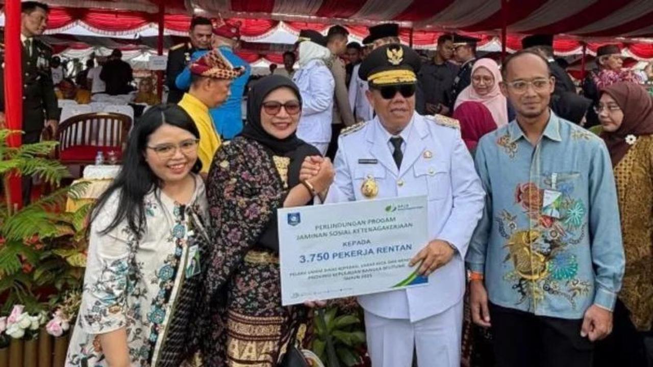 Pemprov Babel Lindungi 3.750 UMKM dengan Bantuan Iuran BPJS Ketenagakerjaan Gratis
