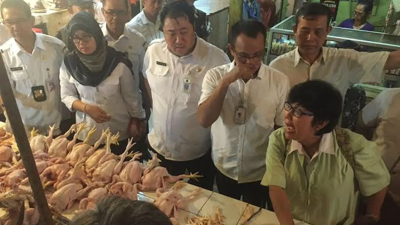 Sidak di Pasar Klender SS, Cakung, Jakarta Timur