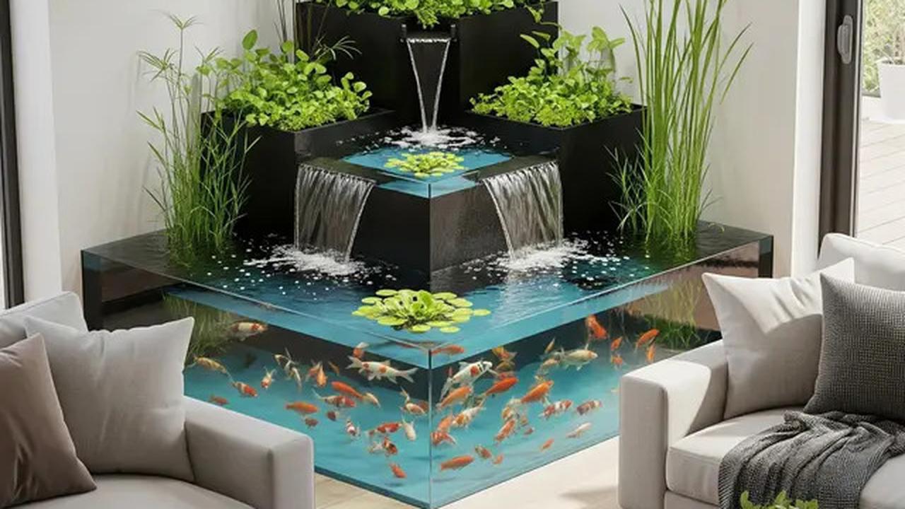 8 Model Kolam Ikan di Ruang Tengah yang Minimalis, Ciptakan Sudut Rumah yang Menenangkan