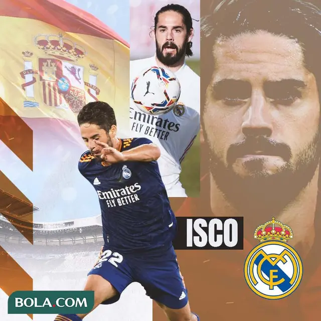Real Madrid - Ilustrasi Isco