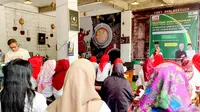 Emak-emak Smart Pejuang Andalan Sejati (Espas) Sandi Uno Sahabat Ganjar menggelar pelatihan pembuatan sabun cuci bagi para ibu rumah tangga dalam menambah pendapatan dan membuka lapangan pekerjaan (Istimewa)