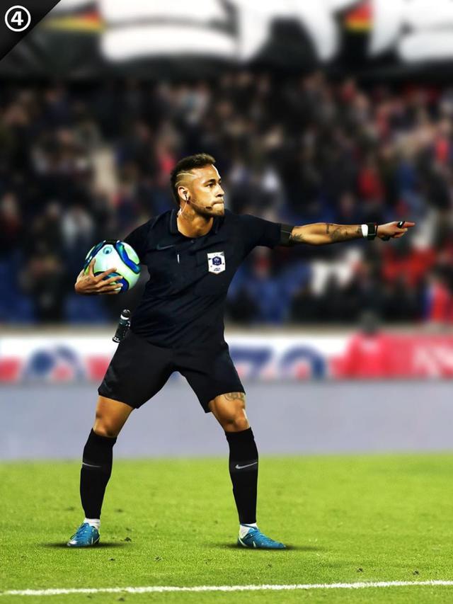 Editan Pesepak Bola Jadi Wasit Ini Bikin Ketawa Geli