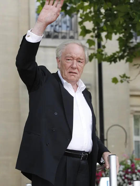 Michael Gambon meninggal dunia pada Kamis (28/9) di usia 82 tahun. (AP Photo/Joel Ryan, File)