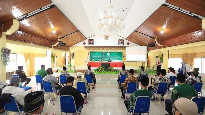 Wali Kota Khairul di Acara Pembinaan Mubaligh dan Mubalighah se-Kota Tarakan yang dilaksanakan di Gedung Serbaguna Kantor Pemkot Tarakan, Sabtu (26/9/2020).