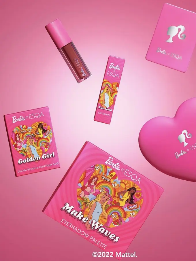 Super Cute! ESQA x Barbie Rilis 3 Produk Makeup yang Versatile