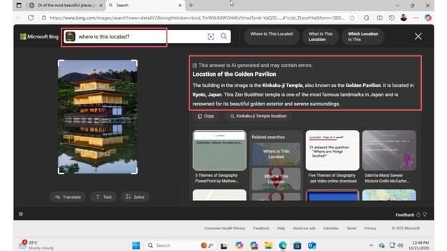 Mencari Jawaban Melalui Bing dengan Visual Seacrh Setelah Menangkap Layar. (Doc. Windows Latest)
