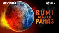 Ilustrasi Bumi Makin Panas (Liputan6.com/Abdillah)