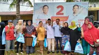 RFG Sumatera Selatan berkolaborasi dengan Barisan Muda Banyuasin (BMB) menggelar kegiatan tebus murah 1.000 paket sembako dan makan siang gratis 2.000 porsi. (Foto: Dok.)