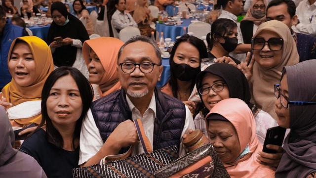 Ketua Umum PAN yang juga Menteri Perdagangan Zulkifli Hasan