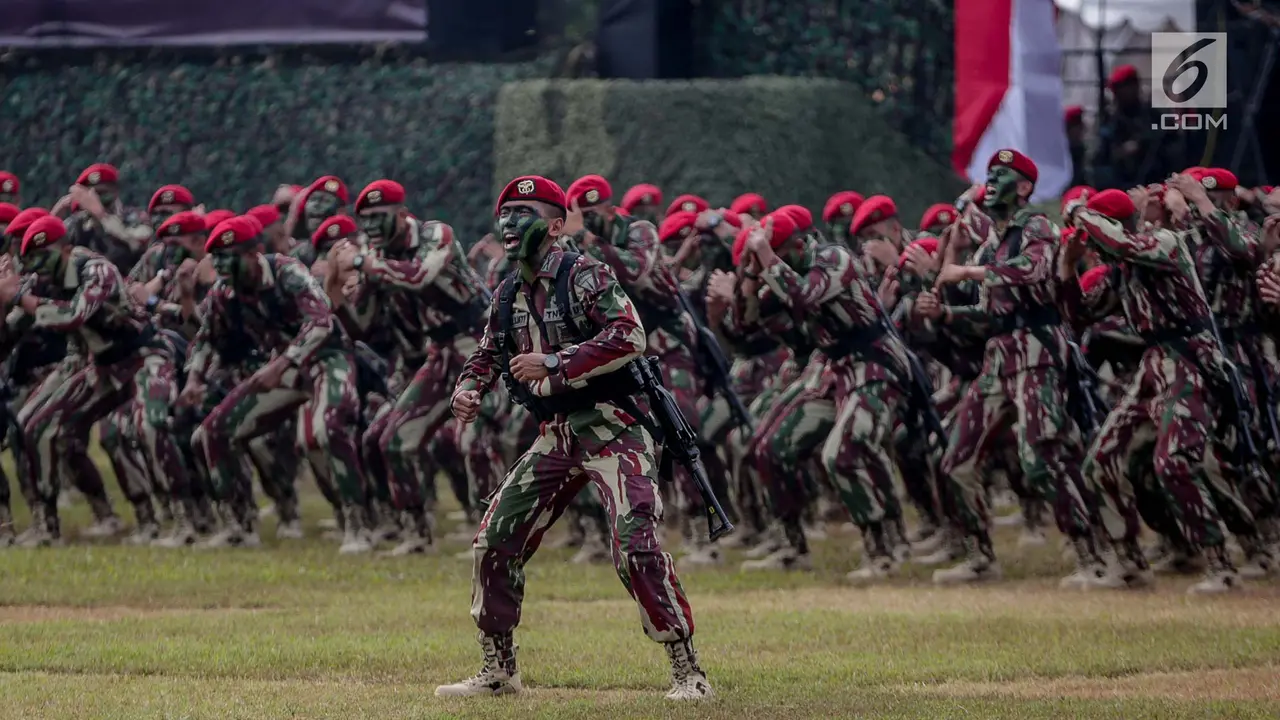 Panglima TNI Pimpin Upacara Hut ke-67 Kopassus