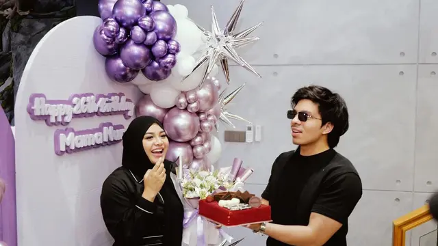 Atta Halilintar beri hadiah ultah ke Aurel Hermansyah (Instagram/attahalilintar)