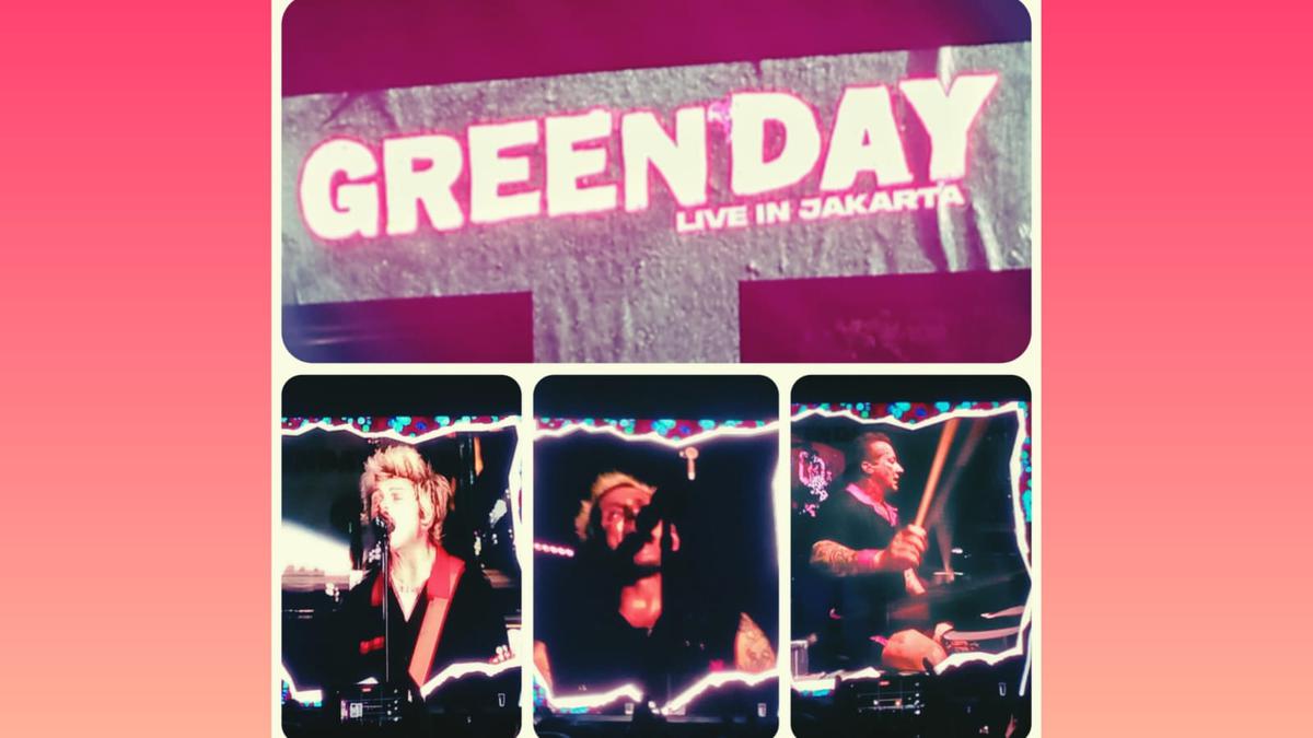 Konser Green Day di Ancol Bikin Fans Indonesia Merinding, Billie Joe Armstrong Cium Bendera Merah Putih