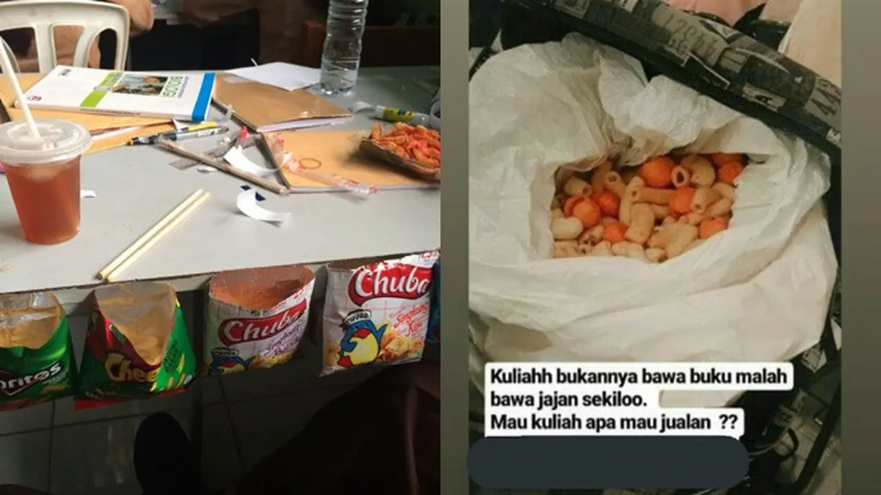 6 Kelakuan Mahasiswa Bawa Makanan di Kelas Ini Bikin Tepuk Jidat