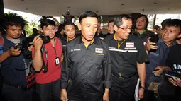 Ketua Umum Partai Hanura Wiranto saat tiba di Hotel Acacia untuk menghadiri Munas Gema Hanura, Jakarta, Jumat (16/1/2015). (Liputan6.com/Miftahul Hayat)