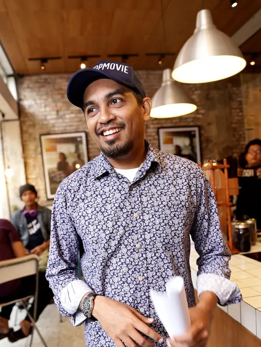 Ditemui saat konferensi pers di bilangan Melawai, Kebayoran Baru, Jakarta Selatan, Senin (1/2/2016), Glenn Fredly mengaku tak mendapatkan surat somasi meski sudah dua kali dikabarkan mendapat somasi. (Andy Masela/Bintang.com)