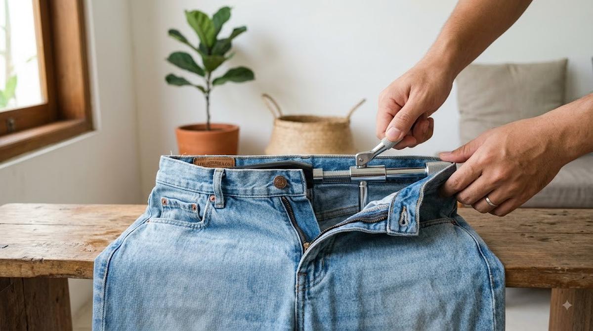 Cara Mengatasi Jeans yang Terlalu Ketat di Pinggang
