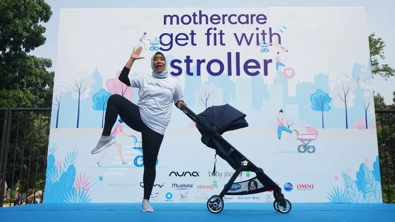 Ibu bisa olahraga dengan stroller