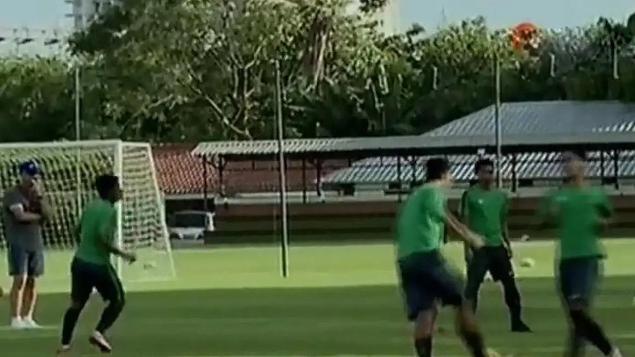Latihan Timnas Indonesia