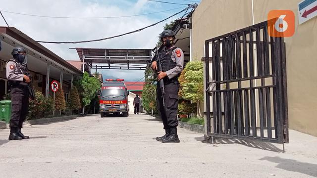 penjagaan RS Bhayangkara Palu