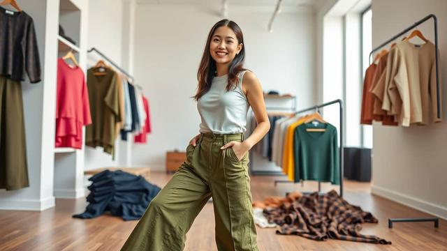 celana hijau cocok dengan baju warna apa