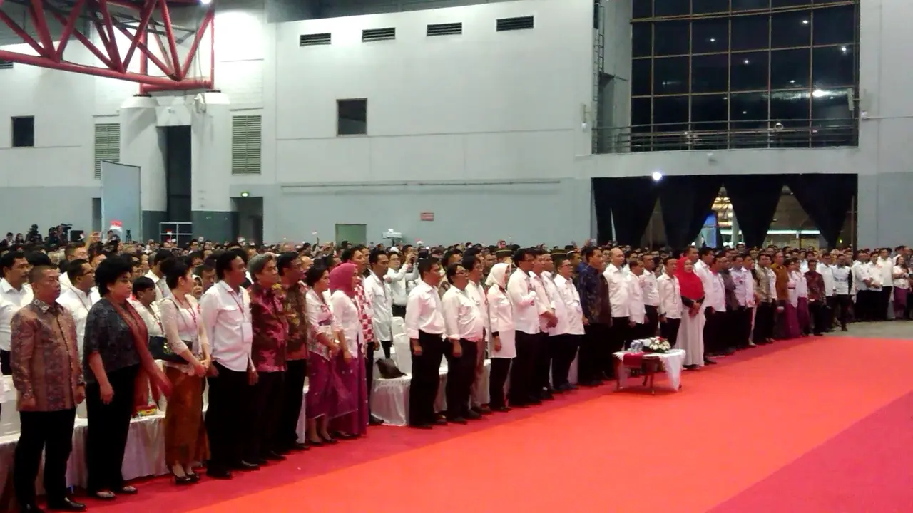 Presiden Jokowi menghadiri Silatnas Relawan