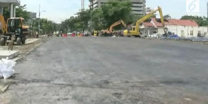 VIDEO: Jalan Ambles di Surabaya Siap Difungsikan Lagi