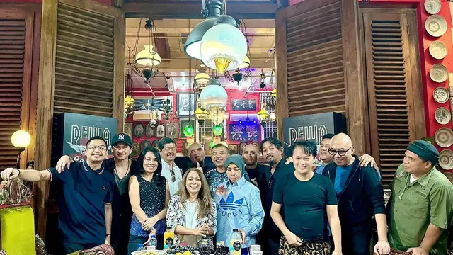 Ahmad Dhani buka puasa bersama para komposer (Foto: Instagram ahmaddhaniofficial)