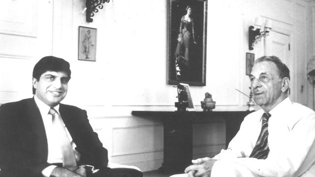 Ratan Tata dan JRD Tata