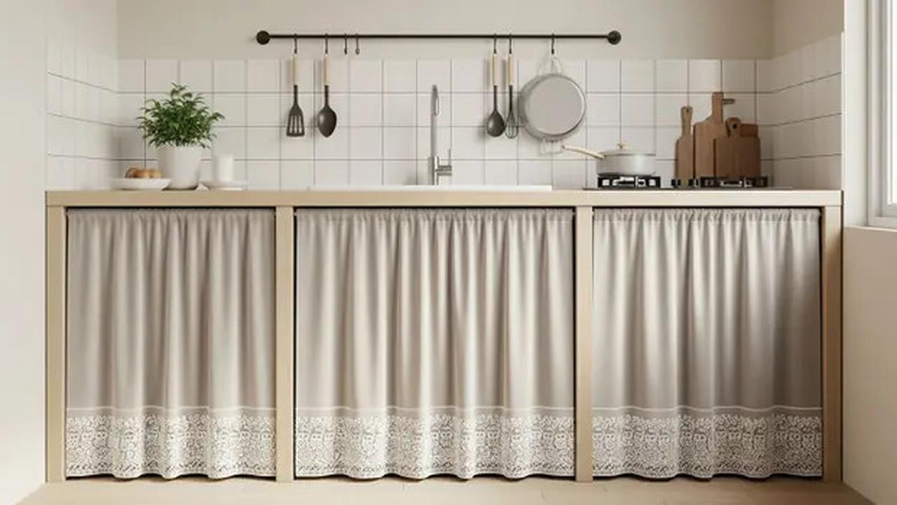 8 Model Gorden Kolong Dapur Minimalis, Bikin Hunian Lebih Rapi dan Estetik