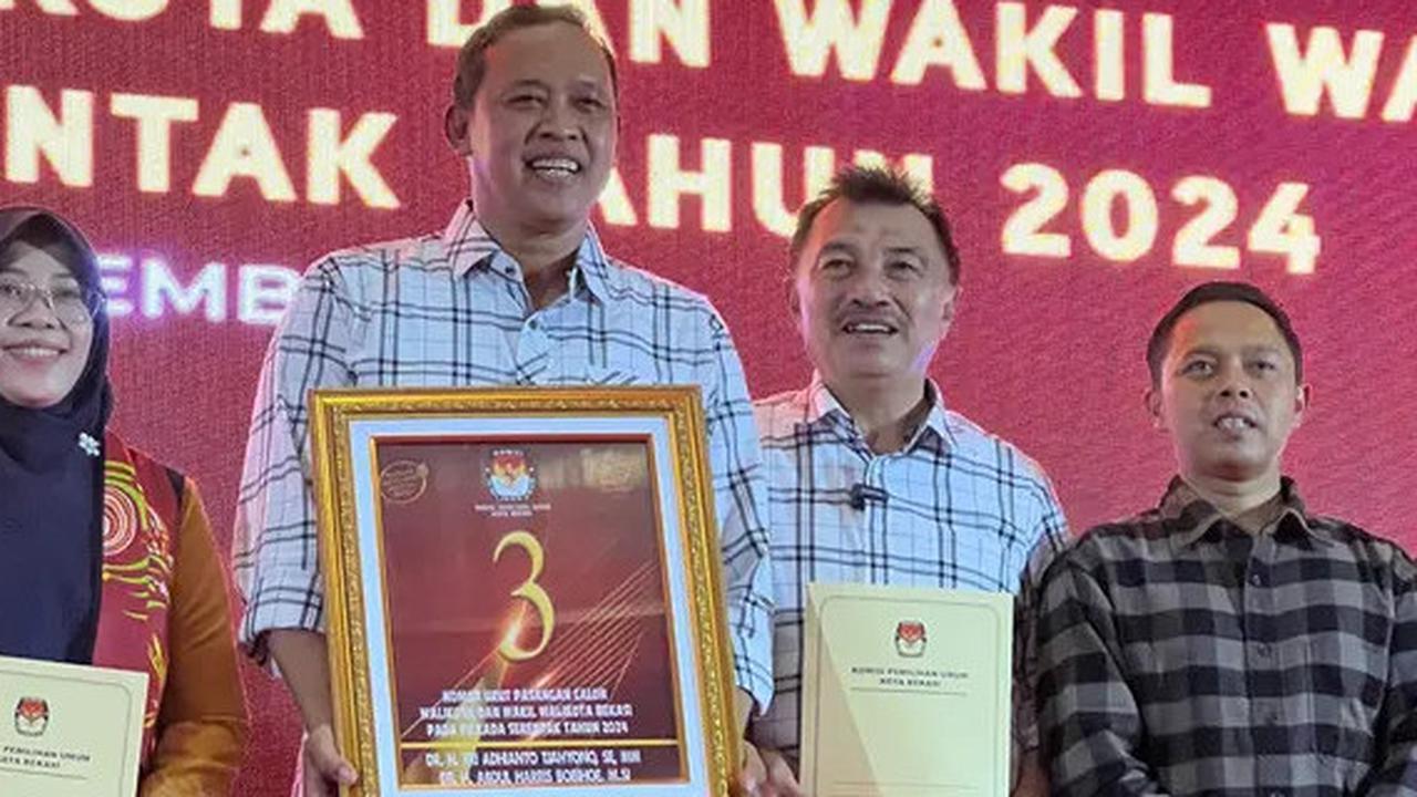 Update Quick Count Bikin Persaingan Pilwalkot Bekasi Sengit, Ini Barisan Parpol Pengusung 2 Paslon