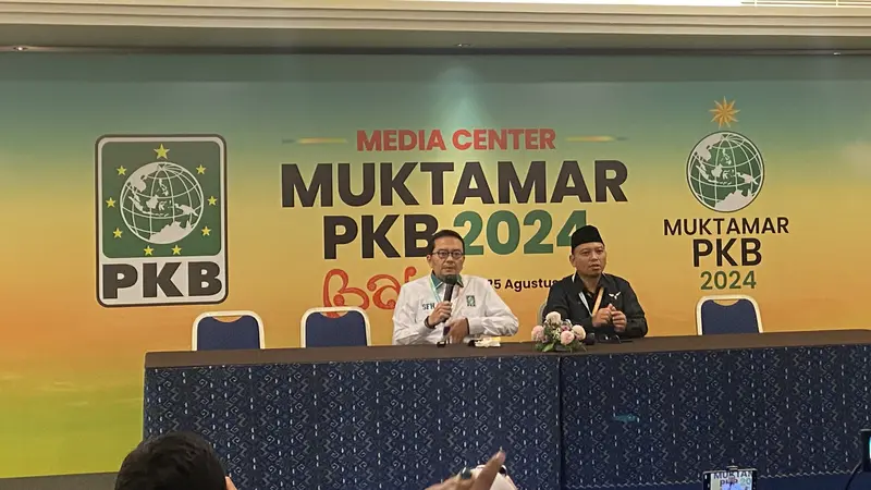 Muktamar Partai Kebangkitan Bangsa (PKB) di Nusa Dua Bali, Sabtu (24/8/2024).