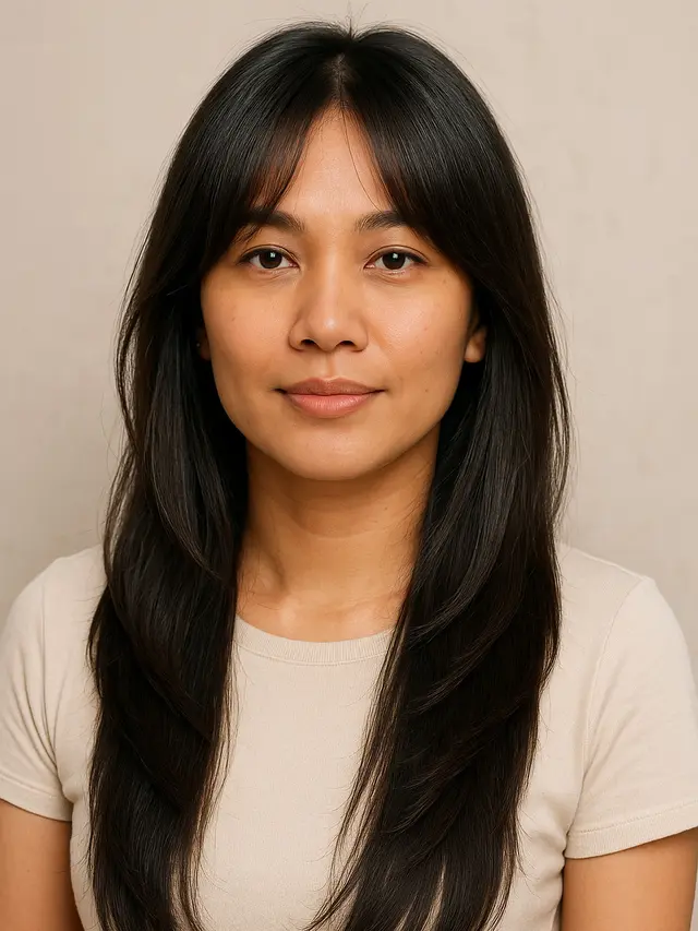 Model Rambut Layer Korea (Foto: ChatGPT)