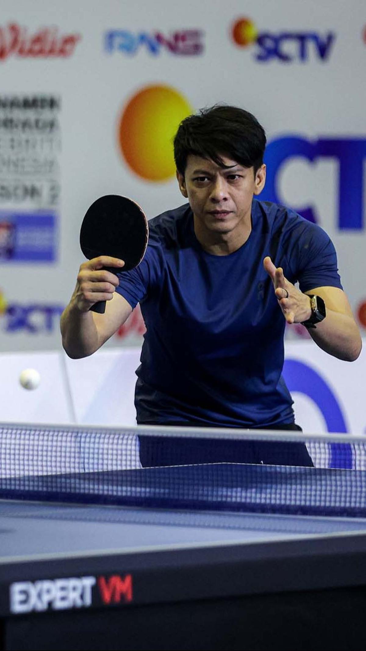 Ariel tampil dalam dua nomor cabor tenis meja, yaitu ganda putra dan tunggal putra.