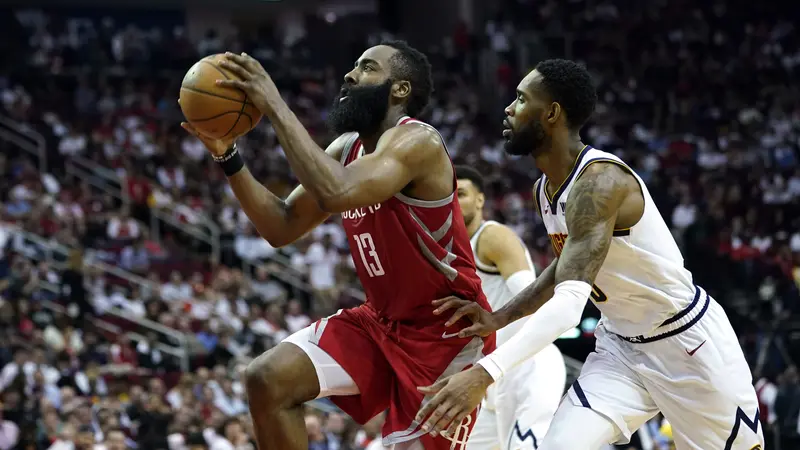 James Harden memimpin Rockets kalahkan Nuggets