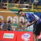 Pebulutangkis tunggal putra Chico Aura Dwi Wardoyo tidak disangka mampu menyingkirkan unggulan pertama asal Jepang, Kento Momota di babak 32 besar Kejuaraan Bulutangkis Asia 2022, Rabu (27/4/2022). (PBSI)