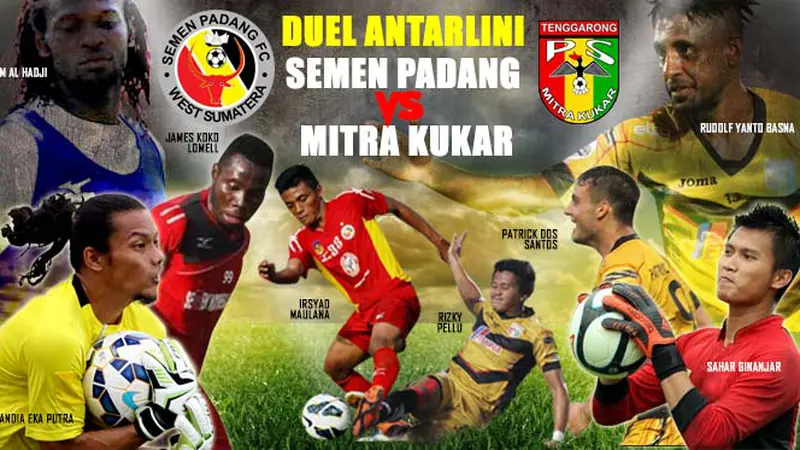 Duel Antarlini Semen Padang vs Mitra Kukar