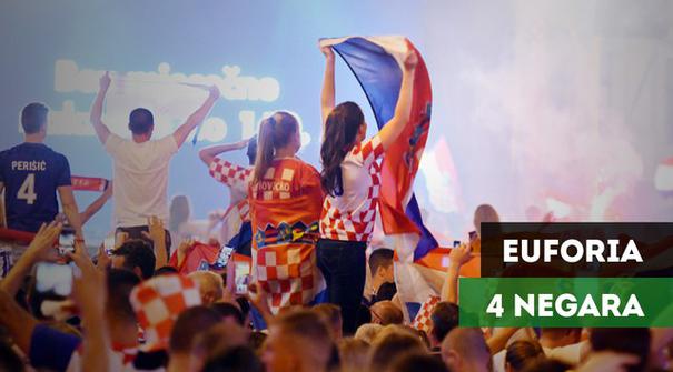 Lolos Semifinal Piala Dunia 2018, Inilah Euforia 4 Negara