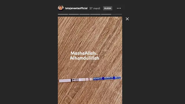 Tata Janeeta Hamil Anak Raden Brotoseno.